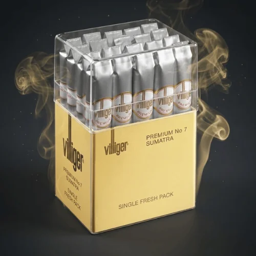 Villiger Premium Sumatra No7 Single Malt Satın Al - 20's Cam Kutu